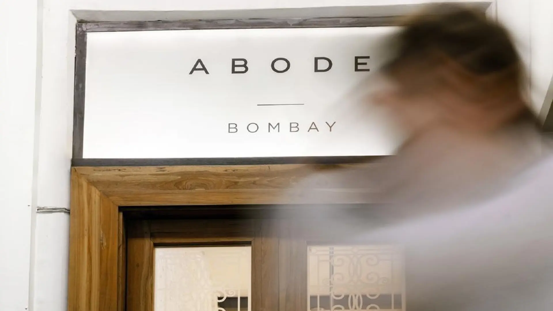 The entrance of Abode Botique Hotel Bombay 